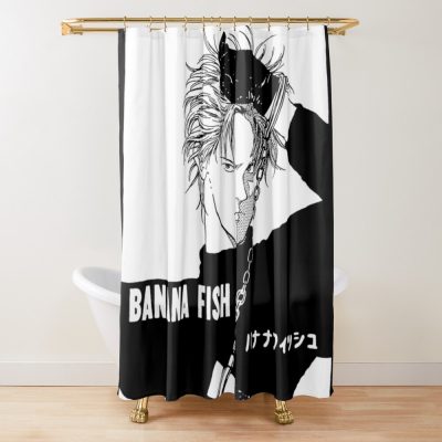 Banana Fish Japan Anime Shower Curtain Official Cow Anime Merch