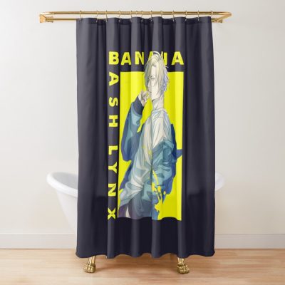 Ash Lynx Banana Fish - Aslan Jade Shower Curtain Official Cow Anime Merch