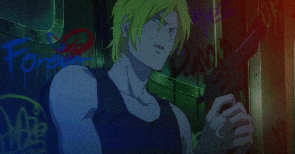 ash with the forever grafitti 1 - Banana Fish Store